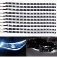 thumbnail image 2 of Blasgw 10Pcs Blue 30CM/15 LED Car Motors Truck Flexible Strip Light 12V blue, 2 of 8
