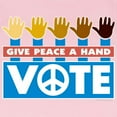 thumbnail image 3 of CafePress - Vote Peace Infant T Shirt - Infant T-Shirt, 3 of 4