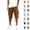 #01 Brown, variant on 3/4 Cargo Capri Shorts for Men Lightweight Elastic Drawstring Waist Bottoms Multi Pocket Below Knee Outdoor Trousers, #01 Brown, M