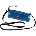 thumbnail image 2 of Silicone Case for JBL File 5 Waterproof Portable Bluetooth Speaker with Shoulder Strap and Carabiner (Blue), 2 of 7
