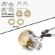 thumbnail image 4 of Mangueta de dirección de latón de repuesto, reforzada, para coche RC Axial 1/10 90045 Anillos de contrapeso, 4 of 8