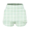 thumbnail image 6 of CPNG Girl's Athletic Skorts Sporty Skirts with Shorts Little Girl Plaid Print High Waisted Stretchy Skort Sporty Skorts, 6 of 6