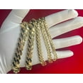thumbnail image 3 of 14k Yellow Gold Miami Cuban Chain Bracelet Zirconia Box Lock, 7mm - 15mm Real 14K Yellow Gold,,14k Gold Bracelet, 14k gold Miami cuban (Bracelet width:9; Bracelet length:7.5;), 3 of 10