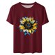 thumbnail image 3 of Fiudx Ofertas Flash Del Día Solo En Línea Camisas Estampadas a La Moda para Mujer, Camisetas de Manga Corta, Blusas, 3 of 3