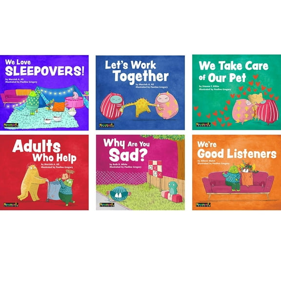 Newmark Learning MySELF Readers: I Build Positive Relationships Paperback 6 per Pack (NL-6382)