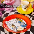 thumbnail image 4 of Talking Tables | Alice in Wonderland Party Decorations for 16 Guests | Mad Hatter Onderland 1st First Birthday Afternoon Tea Party Supplies Reversible Bunting Paper Plates Napkins Cups Table Cover, 4 of 9