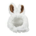 thumbnail image 1 of Pet Guinea Pig Kittens Warm Plush Hat Adjustable Headband with Cute Rabbit Ears, 1 of 8
