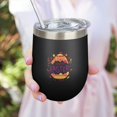 thumbnail image 5 of 12oz Easter Egg Tumbler with Lid & Straw, Insulated Stainless Steel Wine Cup, [Easter Theme] Print, 5 of 5