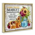 thumbnail image 4 of Stupell Industries Fall Farm Market Plants & Flowers Painting Gold Floater Framed Canvas Art Print Wall Art, 21 x 17, 4 of 10