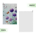 thumbnail image 2 of ONETECH Funny Golf Towel for Men 24x16in Flowers Butterflies Fence 1PC, 2 of 7