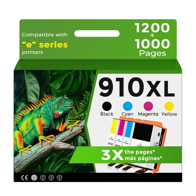 Cartuchos de tinta Relcolor 910XL negro cian magenta amarillo