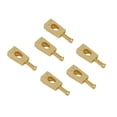 thumbnail image 6 of 6Pcs Guitar Bridge Saddle Brass String Saddles Replacement Electric Guitar AccessoriesGold, 6 of 8