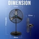 thumbnail image 2 of Ventilador de pedestal Tornado, 2 of 5
