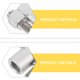 thumbnail image 3 of WEUVEB 2Ud Rotatorio De Conector Neumático Para Manguera Con Material Metálico Duradero, 3 of 8