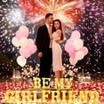 thumbnail image 3 of Be My Girlfriend" LED Light-Up Letters Set - 14 LED Letters & 1000 Rose Petals for Valentine's Day Proposal Decor, 3 of 8