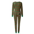 thumbnail image 3 of Tejiojio Christmas Matching Women Zipper Long Sleeve Ladies Christmas Printed Jumpsuit Pyjamas Jumpsuits, 3 of 6