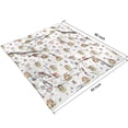 thumbnail image 3 of White Fairy Cottage Princess Pattern Blanket,Comfortable Soft Lamb Wool Throw Blanket,All Season,Warm Lightweight Blankets for Sofa Bed Couch Living Room Chair,50"x60", 3 of 4