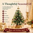 thumbnail image 4 of DIY Beaded Christmas Tree Kit, 3D Crystal Bead Adult Holiday Craft Set, Wire Beaded Tabletop Tree, Compact Seasonal DIY Decor Craft Project, 4 of 9