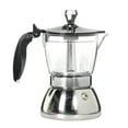 thumbnail image 1 of Large Capacity Coffee Kettle Stainless Steel Moka Pot Espresso Coffee Pot, 1 of 8