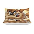 thumbnail image 3 of Looney Tunes Taz-Mania 3-Piece Bedding Set Soft Warm And Comfortable Soft Bed Set with 1 Duvet Cover And 2 Pillowcases for Bedroom, 3 of 8