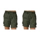 thumbnail image 3 of Guardurnaity Pantalones Cargo, pantalones cortos con bolsillos, cintura holgada, pantalones de verano, ropa de calle elástica, pantalones Type10 NO10, 3 of 4