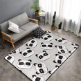 thumbnail image 2 of Cute panda A Shaggy Area Rug, Rugs for Living Room Bedroom Non Slip Door Mat Indoor Carpet Machine Washable Nursery Home Decor Floor Mats for Entryway 60x39in-#, 2 of 5