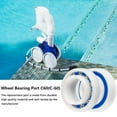 thumbnail image 2 of Pool Cleaner Wheel Bearings, Easy Installation for Polaris 180 and 280, Stainless Steel Precision Steel Balls and Heavy Duty Oxidation-Resistant Plastic for High Durability, 8 Pack, 2 of 6