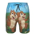 thumbnail image 4 of Men's Chip N Dale (14) Quick Dry Summer Swim Trunks Board Shorts Beach Bathing Suit Large, 4 of 9