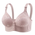 thumbnail image 5 of Bixock Push Up Bra for Women No Underwire Wireless Bra Thin Breathable Lift Support Front Button Closure Abjustable Straps Women Under Wear, 5 of 5