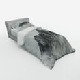 thumbnail image 2 of Ambesonne Nature Bedding Set 3 Pcs, Foggy Mountain Peak, Twin XL, White Grey, 2 of 2