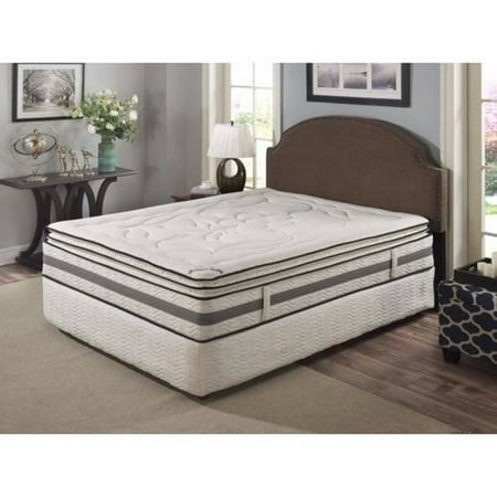 Medium Plush, Fully Assembled, Double Pillow, Orthopedic Mattress with Pocketed...