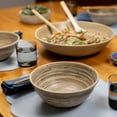 thumbnail image 5 of Lexa Bamboo Salad Bowl Set, 8 Inch x 4, Black Bamboo, 5 of 13