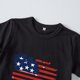 thumbnail image 2 of Gibobby blusas de vestir Niñas formal Camisetas para niños pequeños, camisetas con estampado gráfico 3D del 4 de julio, camisetas de manga corta a la moda para niños y niñas （Negro， 10-12 Años), 2 of 4