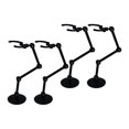 thumbnail image 4 of 4x Sturdy Rack Adjustable Holder Display Model Black, 4 of 7