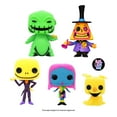 thumbnail image 1 of Funko Pop! Disney: The Nightmare Before Christmas Blacklight 5 Pack Vinyl Figure (Walmart Exclusive), 1 of 3