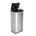 thumbnail image 1 of Bote de Basura con Sensor de proximidad Ninon INOX-50L Acero Inoxidable Antihuellas 50 litros, 1 of 8