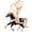 black, variant on Hzzsbu Rhinestone Horse Keychain Alloy Horse Keyring Sparkling Crystal Bag Keyring for Women Car Key Fob Charm Stylish Pendant for Handbags Backpacks