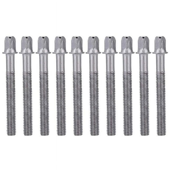 SIEYIO 10 Pcs Drum Tension Rod Drum Tight Screws Metal Screws Rods Bolts Percussion Replacement Hardware Spare Accessory