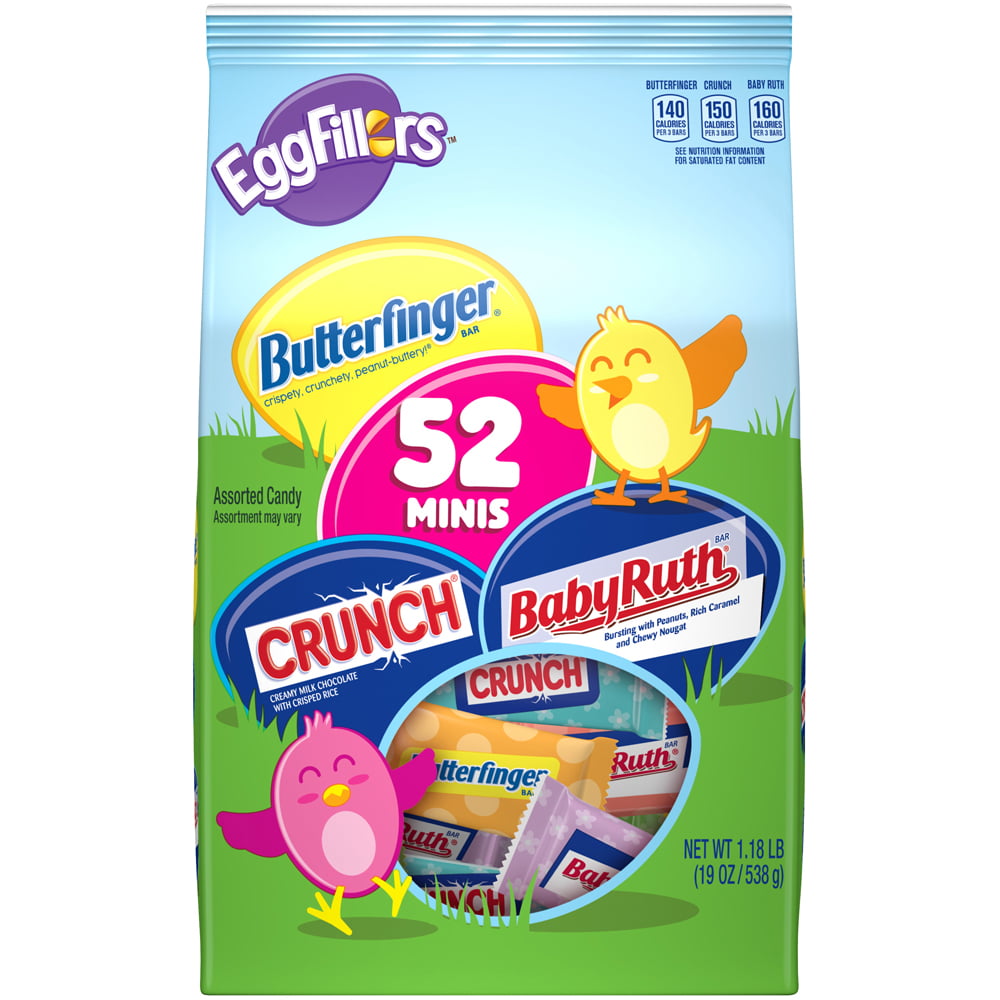 Minis Baby Ruth Butterfinger & Crunch Candy Bar Easter ...