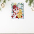 thumbnail image 2 of IH Casa Decor Christmas Led Canvas Wall Art Snowman Holding Presents 12X16, 2 of 3