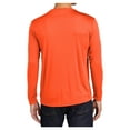 thumbnail image 2 of Mens Long Sleeve PosiCharge Competitor Polyester Tee Shirt Neon Orange XL, 2 of 8