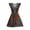 Brown, variant on CHUMUD Summer Dresses for Women Boho Floral Sleeveless Mini Dress V-Neck A-Line Retro Short Dress Vacation