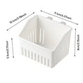 thumbnail image 3 of Compact Cutlery Drainer Basket - Dish Drying Rack Organizer for Forks, Chopsticks & Spoons - Kitchen Silverware Storage, 3 of 4
