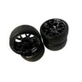thumbnail image 1 of Wheels and Tires Set for Tamiya TT01 TT02 HSP Crawler Vehicles Trucks Black, 1 of 3