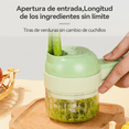 thumbnail image 3 of Picadora Eléctrica Multifunción De Verduras Y Frutas,5 En 1 Belug, Verde, 3 of 5