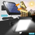 thumbnail image 2 of 3X Solar Power Wall Light Outdoor Motion Sensor Light 56 LED Security Night Light for Garden Garage Driveway Porch Fence, 2 of 5