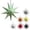 Green, variant on Green Folded Paper Stars 12-Inch Hanging Party Decoration Ornaments - Foldable Craft Paper Stars Decorative For Festive Celebrations And Party Events - Suitable For Birthday