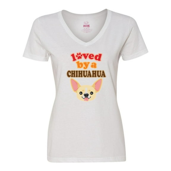 Inktastic Chihuahua Dog Lover Women's V-Neck T-Shirt