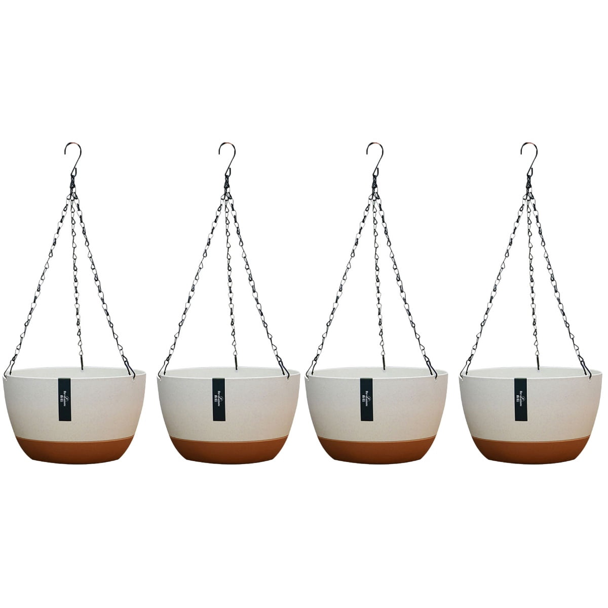unbranded 4 sets  of Indoor Planter Outdoor Garden Hanging Plant Pots Balcony Hanging Flower Pot