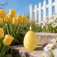 thumbnail image 7 of Scented Egg Candle, Yellow Polka Dots Easter Ornament, Fragrant Decorative Candle Gift, For Tabletop Centerpiece, Home Easter Holiday And Party Display, 7 of 7